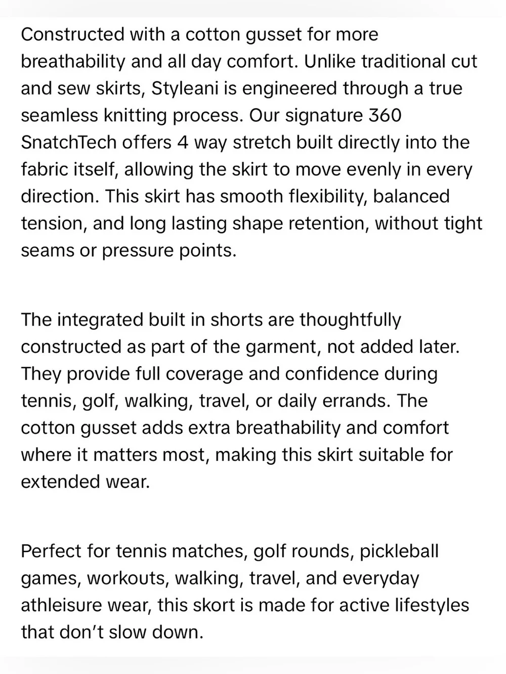 Women’s 2-Pack Pleated High Waisted Tennis Golf Skirt (M)